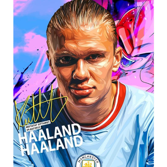 HAALAND VER 2 PopArt 掛畫