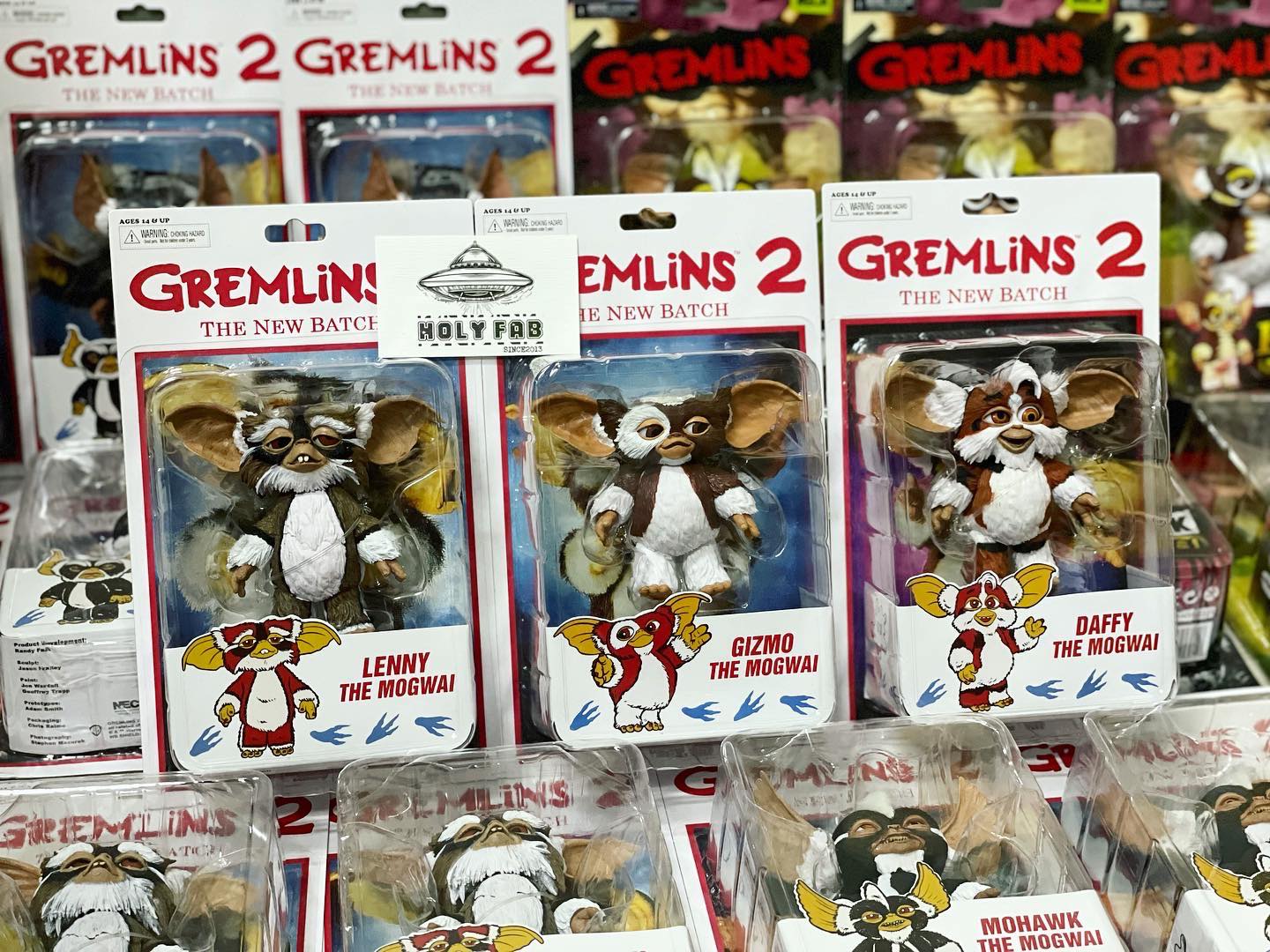 NECA Gremlins - 7" Scale Action Figure - Mogwais In Blister Card Set of 6