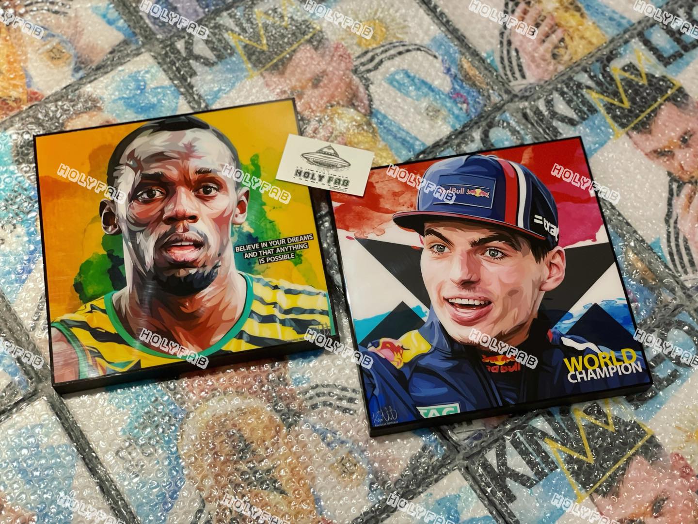 特價貨品 掛畫 BOLT / MAX VERSTAPPEN VER2 10" X 10" POP ART 掛畫