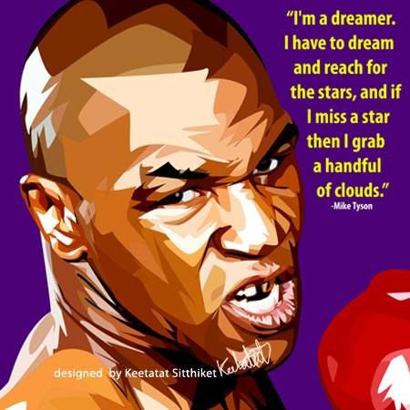 MIKE TYSON VER 1 PopArt 掛畫