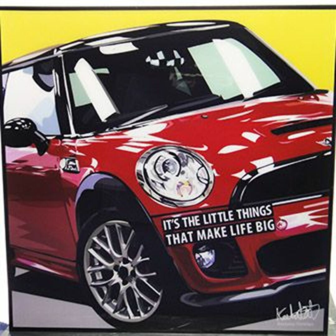 MINI COOPER PopArt 掛畫