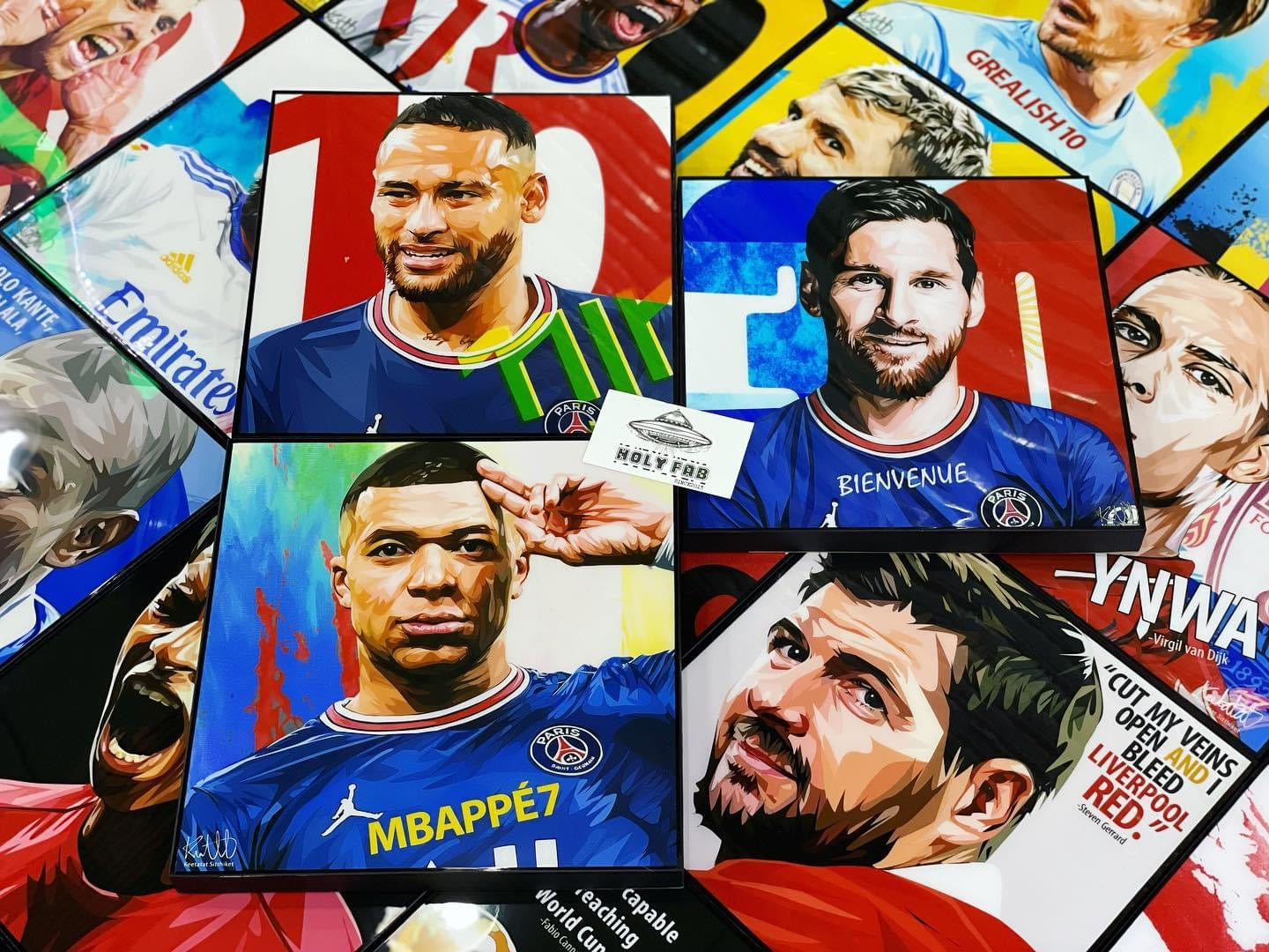 KYLIAN MBAPPE VER 2 PopArt 掛畫