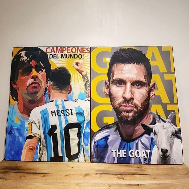 CHAMPIONS OF THE WORLD PopArt 掛畫