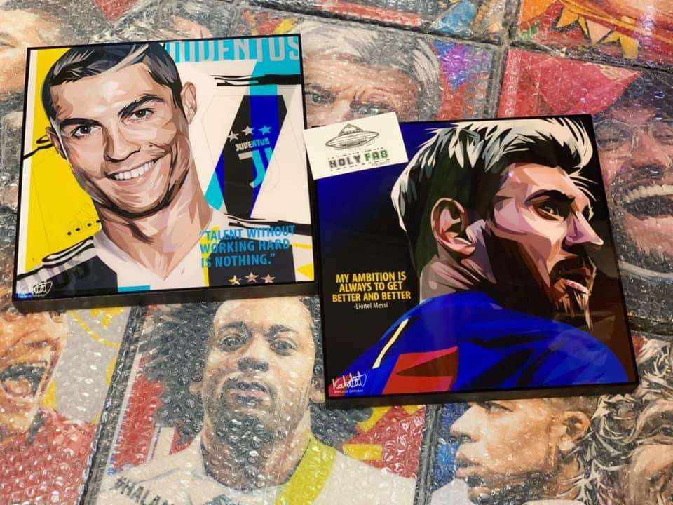 RONALDO JUVENTUS PopArt 掛畫