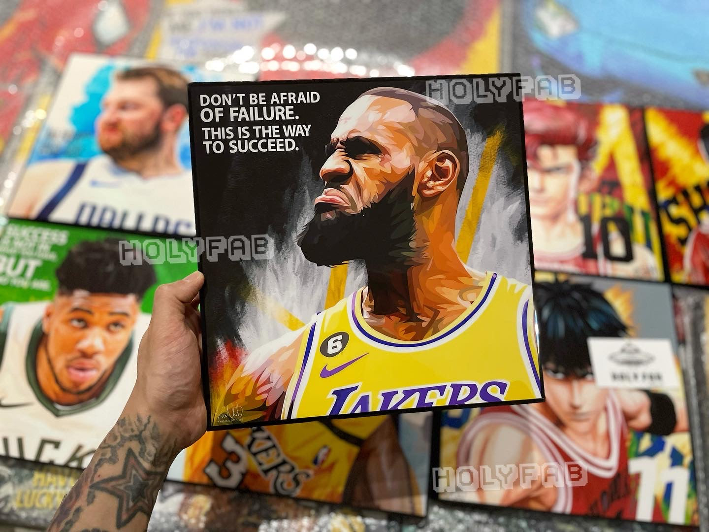 LEBRON JAMES VER 3 PopArt 掛畫