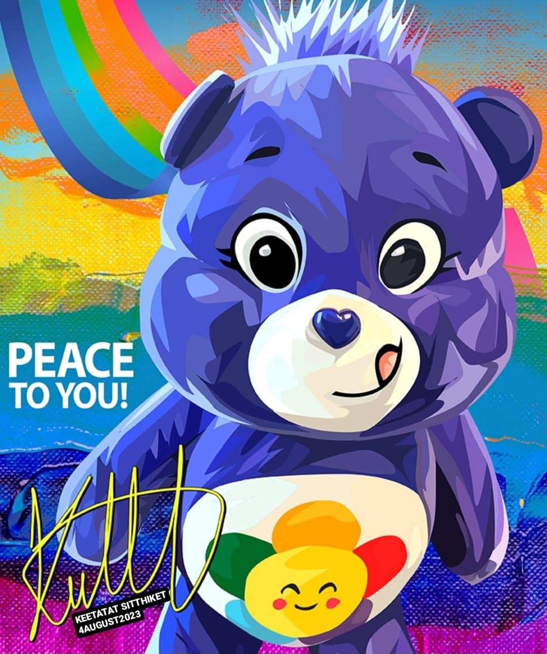 CARE BEAR POPART 掛畫