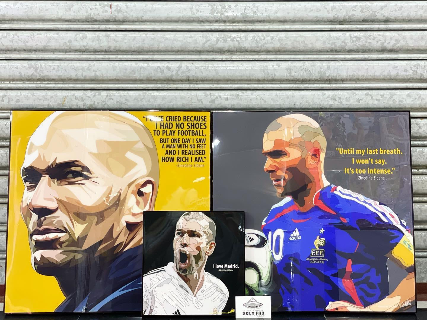 ZINEDINE ZIDANE I ONCE PopArt 掛畫