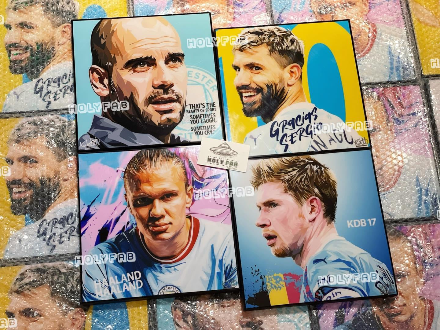 SERGIO AGUERO PopArt 掛畫