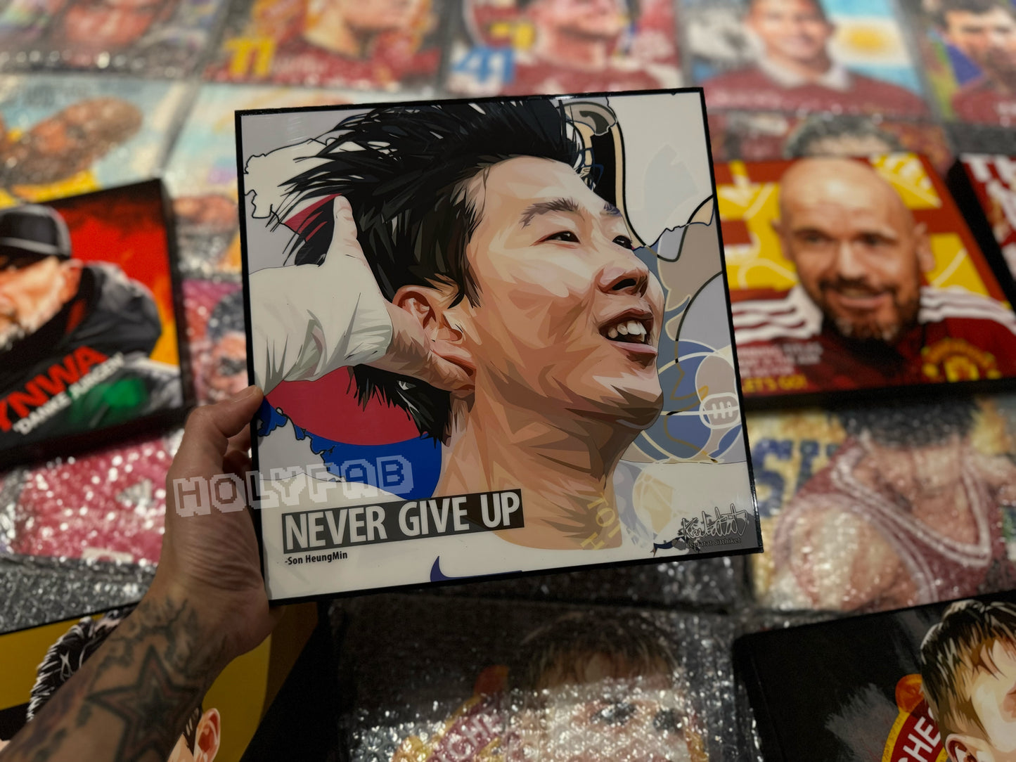 SON HEUNG-MIN VER 1 PopArt 掛畫