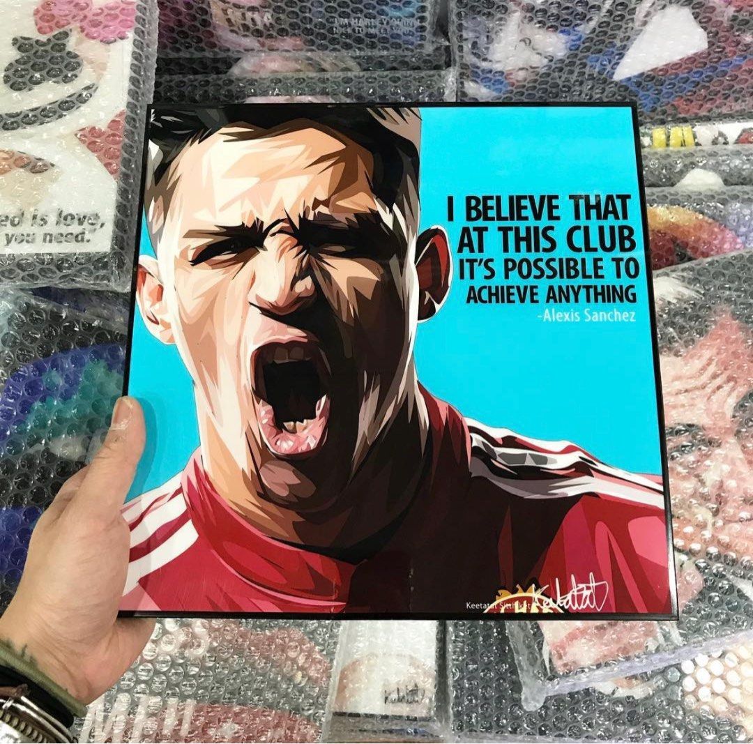 ALEXIS SANCHEZ Popart 掛畫