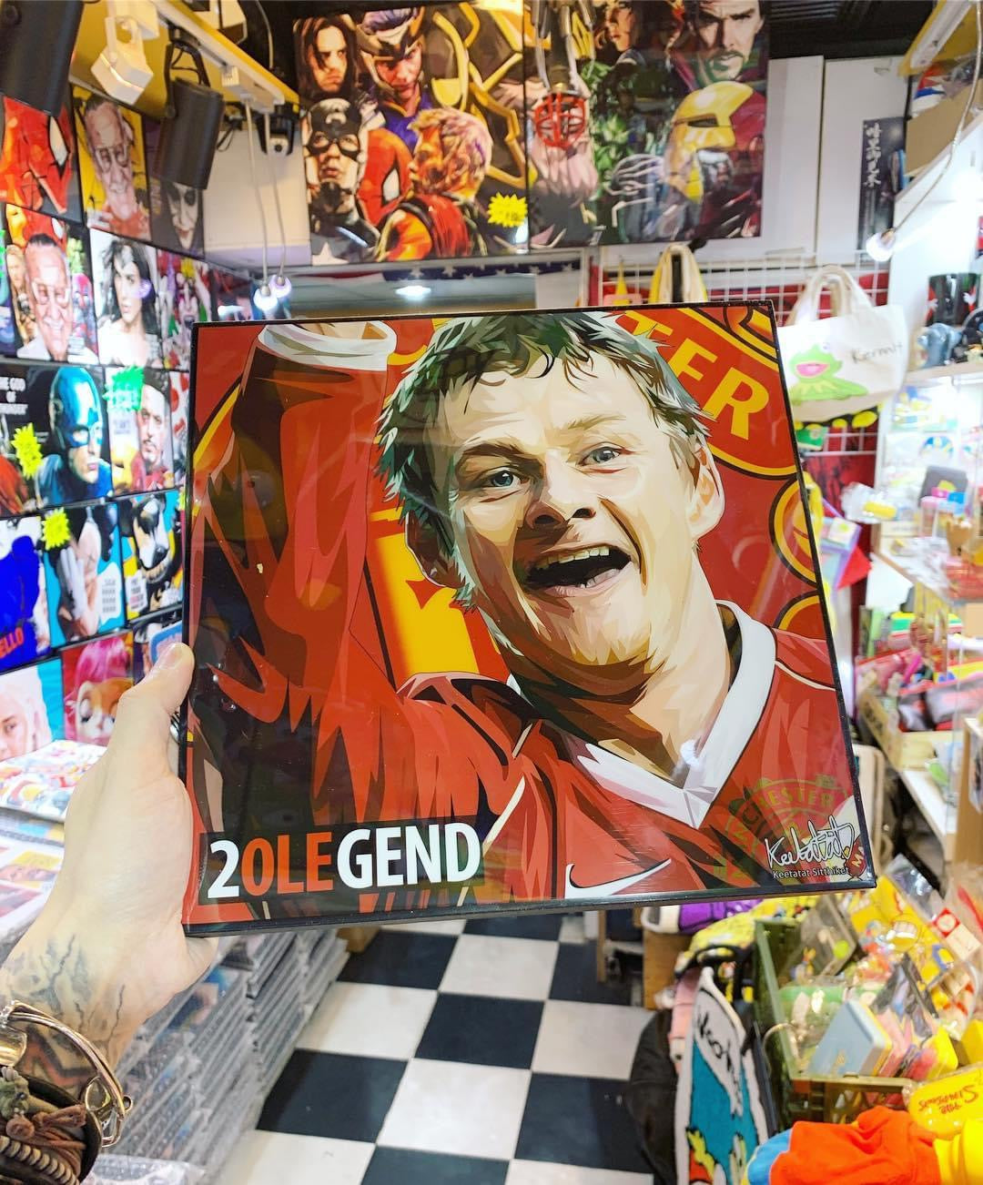 OLE GUNNAR SOLSKJAER PopArt 掛畫