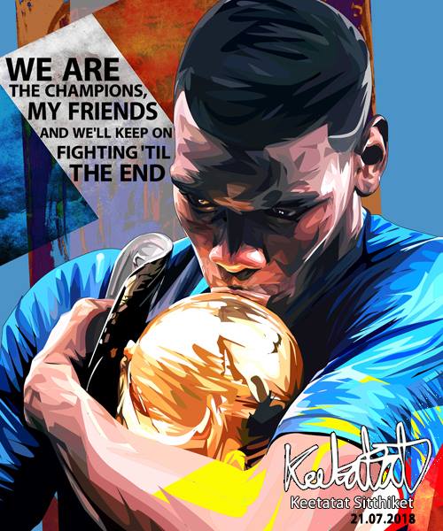 PAUL POGBA VER 2 PopArt 掛畫