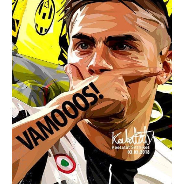 PAULO DYBALA PopArt 掛畫