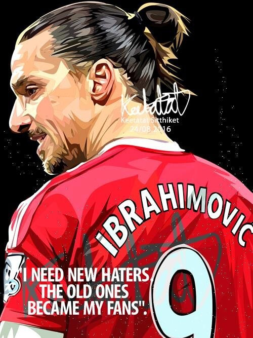 ZLATAN VER 2 PopArt 掛畫