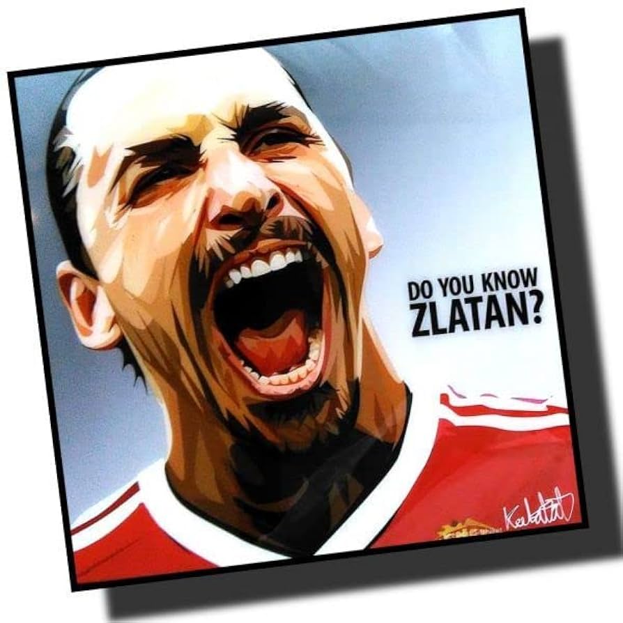 ZLATAN VER 3 PopArt 掛畫