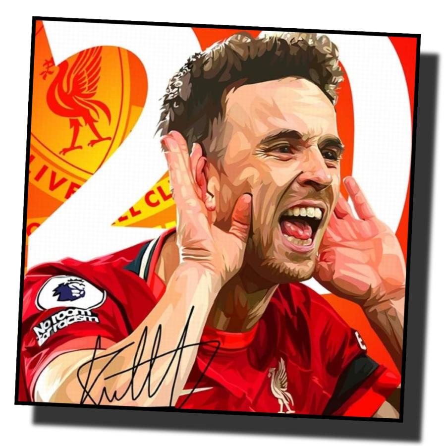DIOGO JOTA PopArt 掛畫
