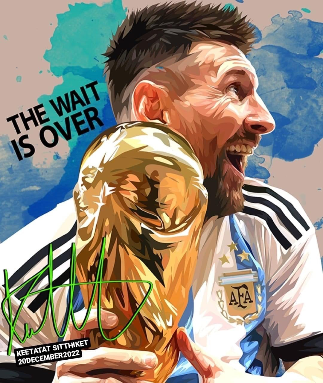 MESSI : WORLD CUP PopArt 掛畫
