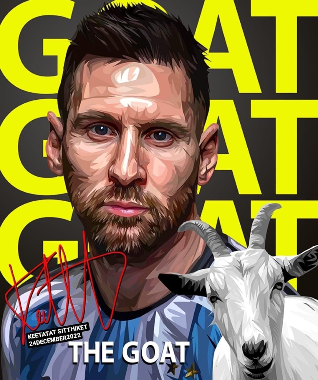MESSI : THE GOAT PopArt 掛畫