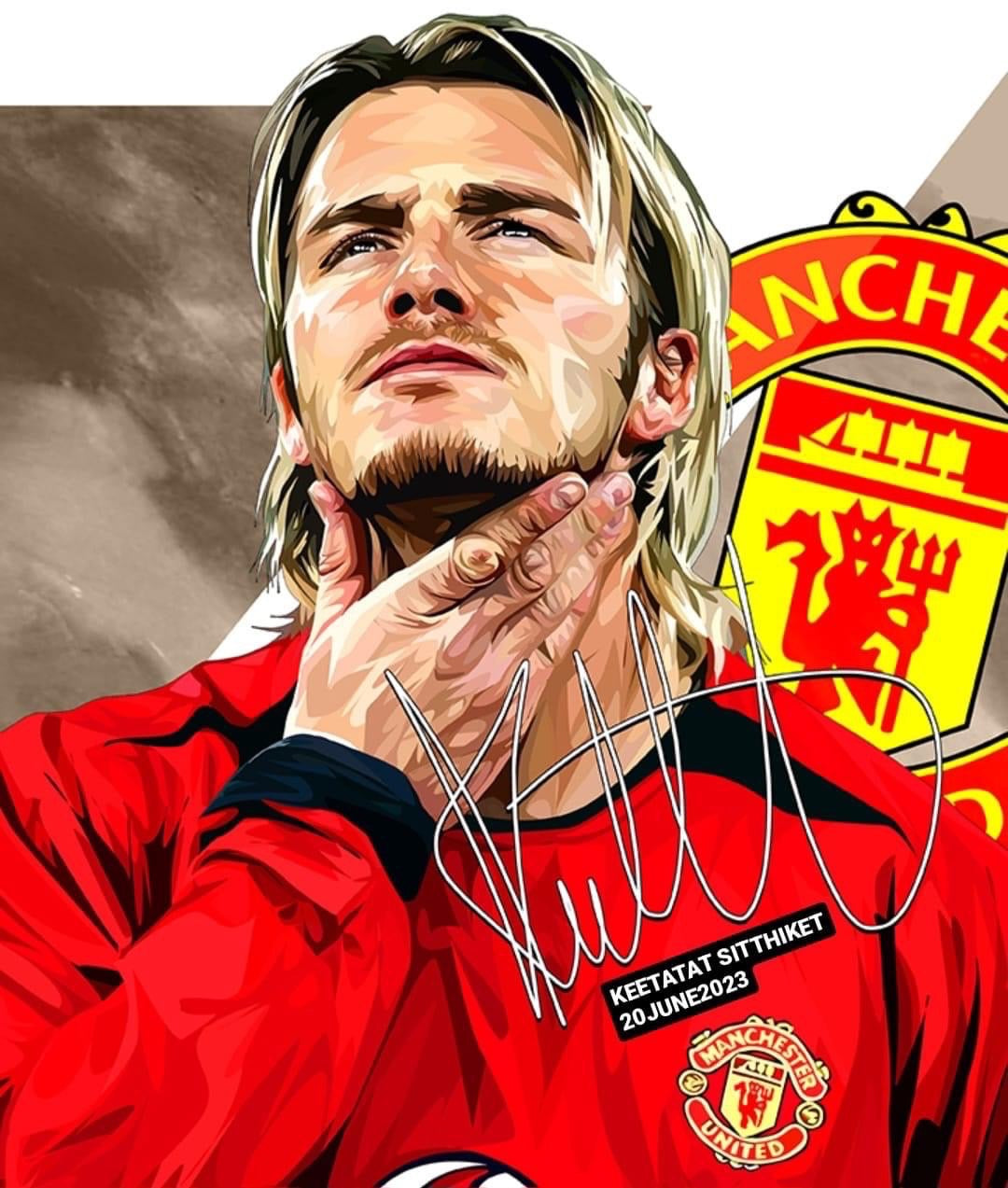 BECKHAM MANU VER 2 PopArt 掛畫