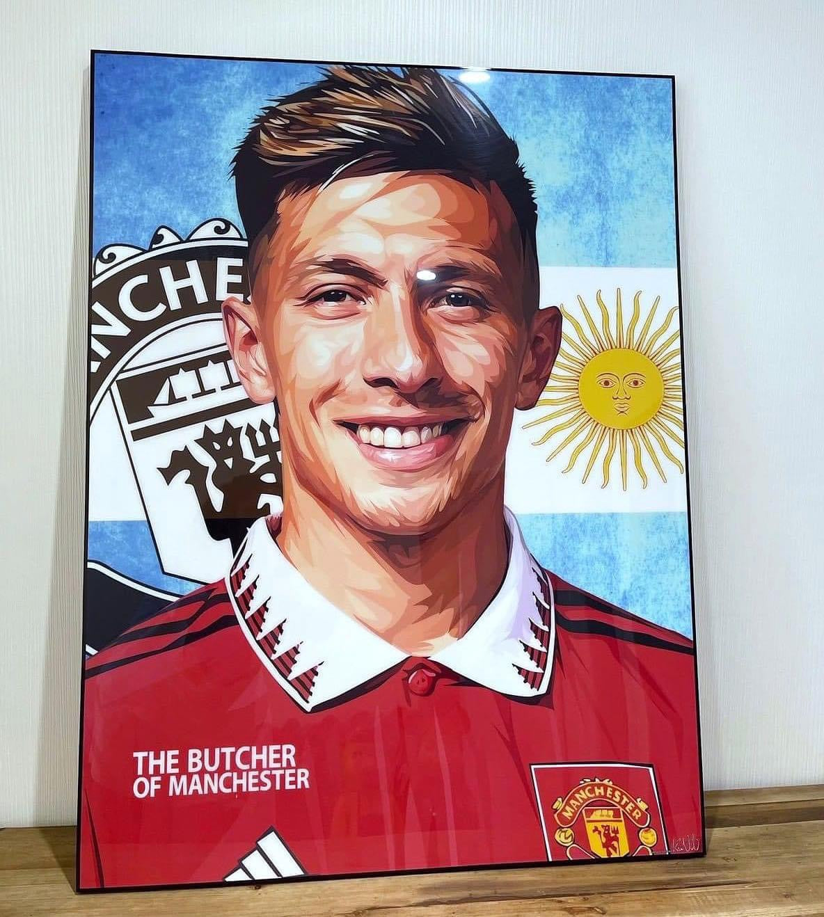 LISANDRO MARTINEZ PopArt 掛畫