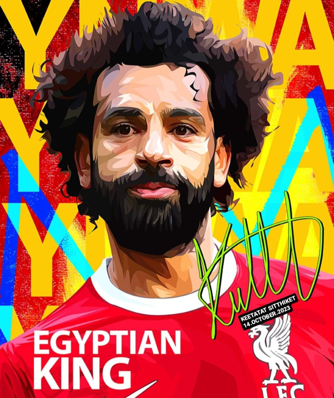 MOHAMED SALAH VER 2 PopArt 掛畫