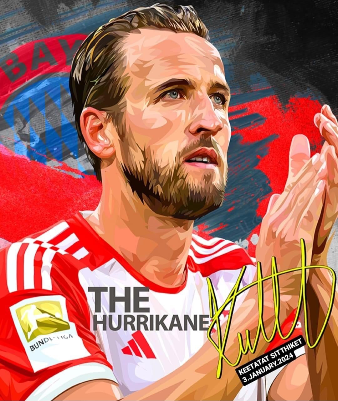 HARRY KANE VER 2 PopArt 掛畫