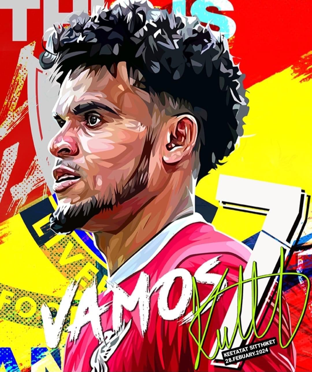 LUIS DIAZ PopArt 掛畫