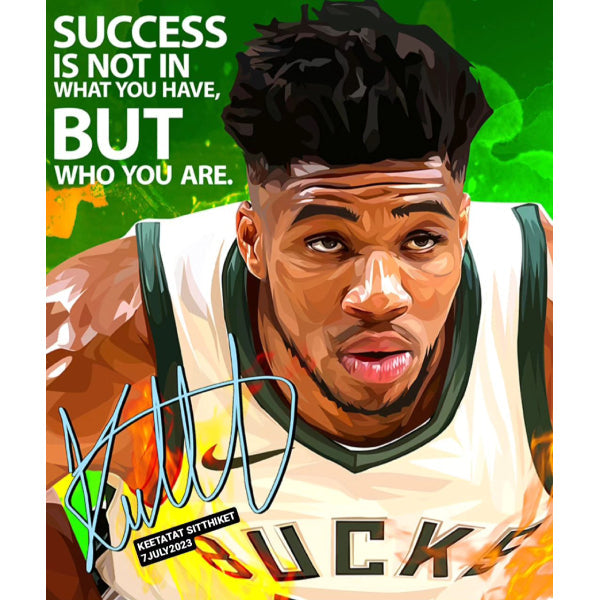GIANNIS ANTETOKOUNMPO PopArt 掛畫