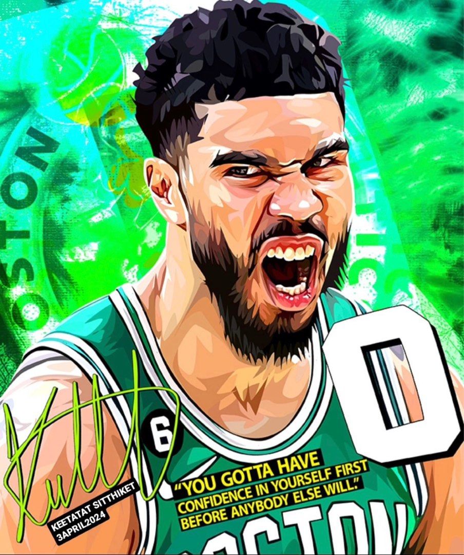 JAYSON TATUM PopArt 掛畫