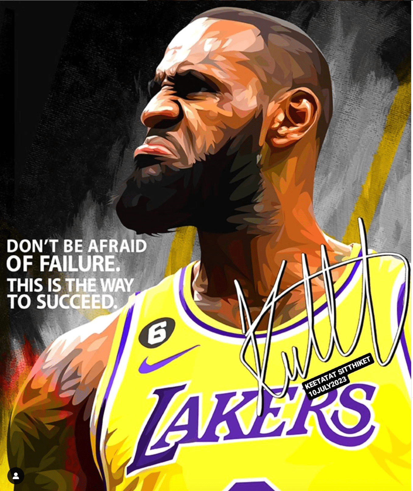 LEBRON JAMES VER 3 PopArt 掛畫