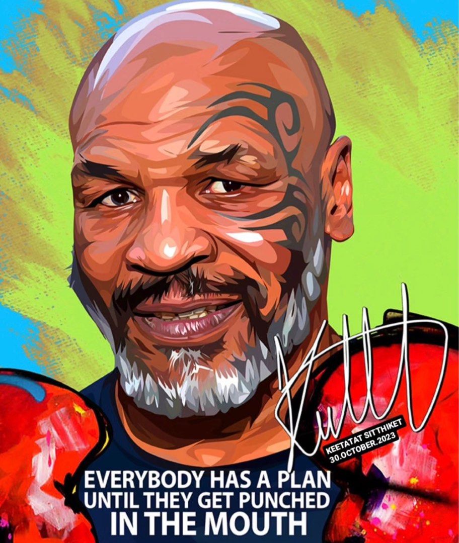 MIKE TYSON VER 2 PopArt 掛畫