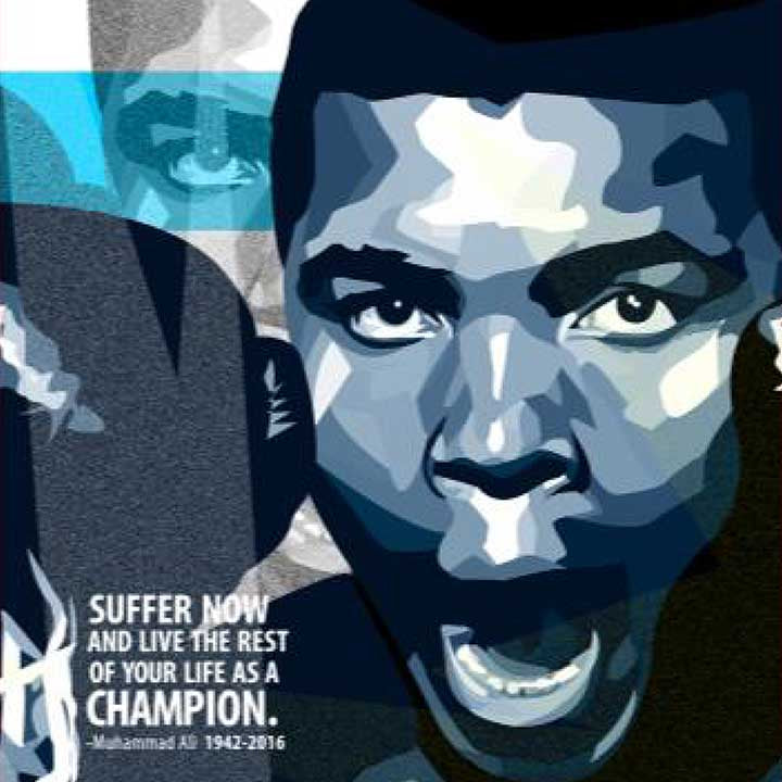 MUHAMMAD ALI VER 2 PopArt 掛畫