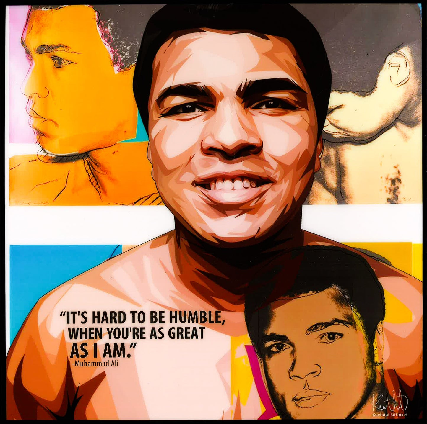 MUHAMMAD ALI VER 3 PopArt 掛畫