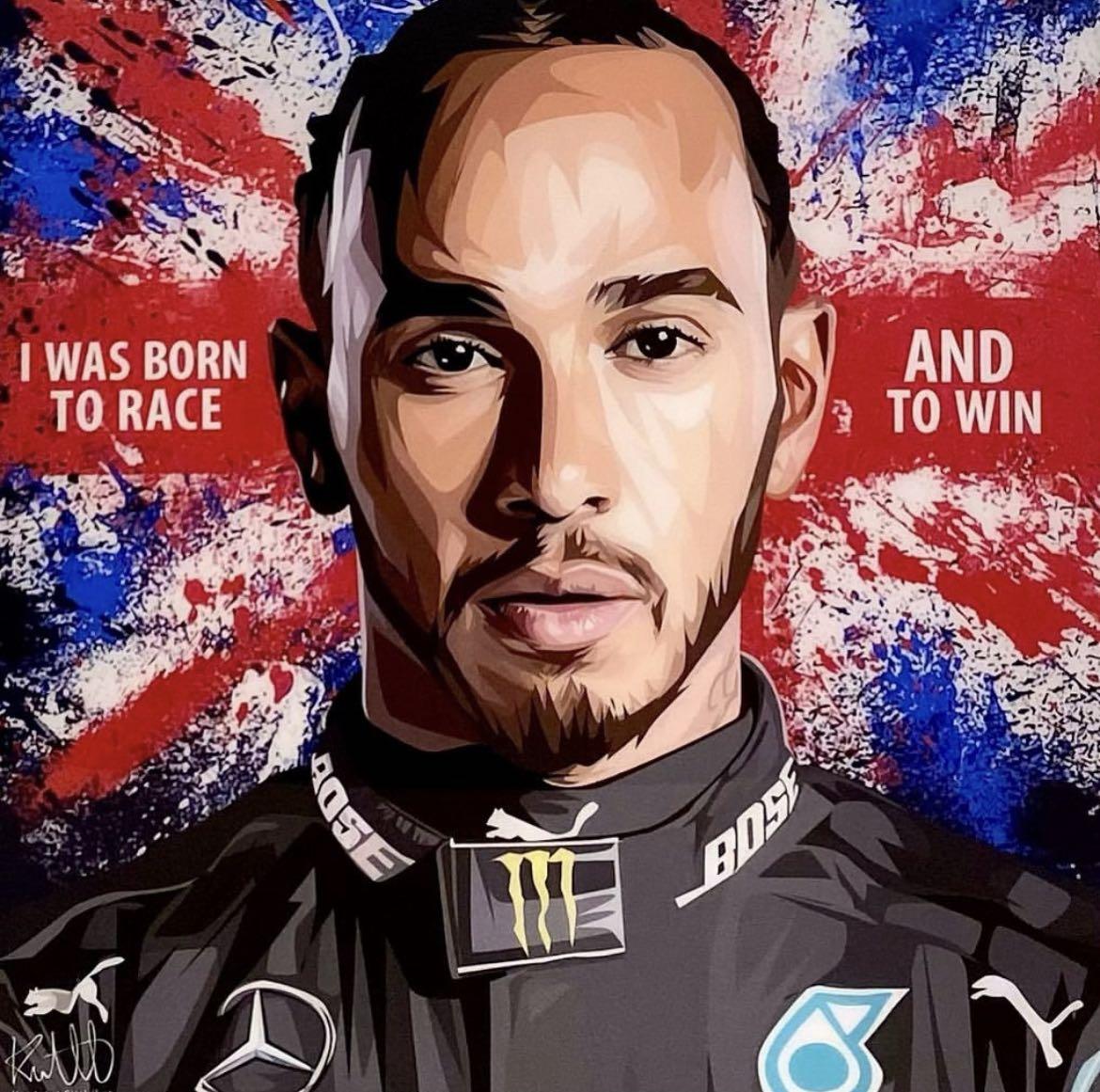 LEWIS HAMILTON PopArt 掛畫