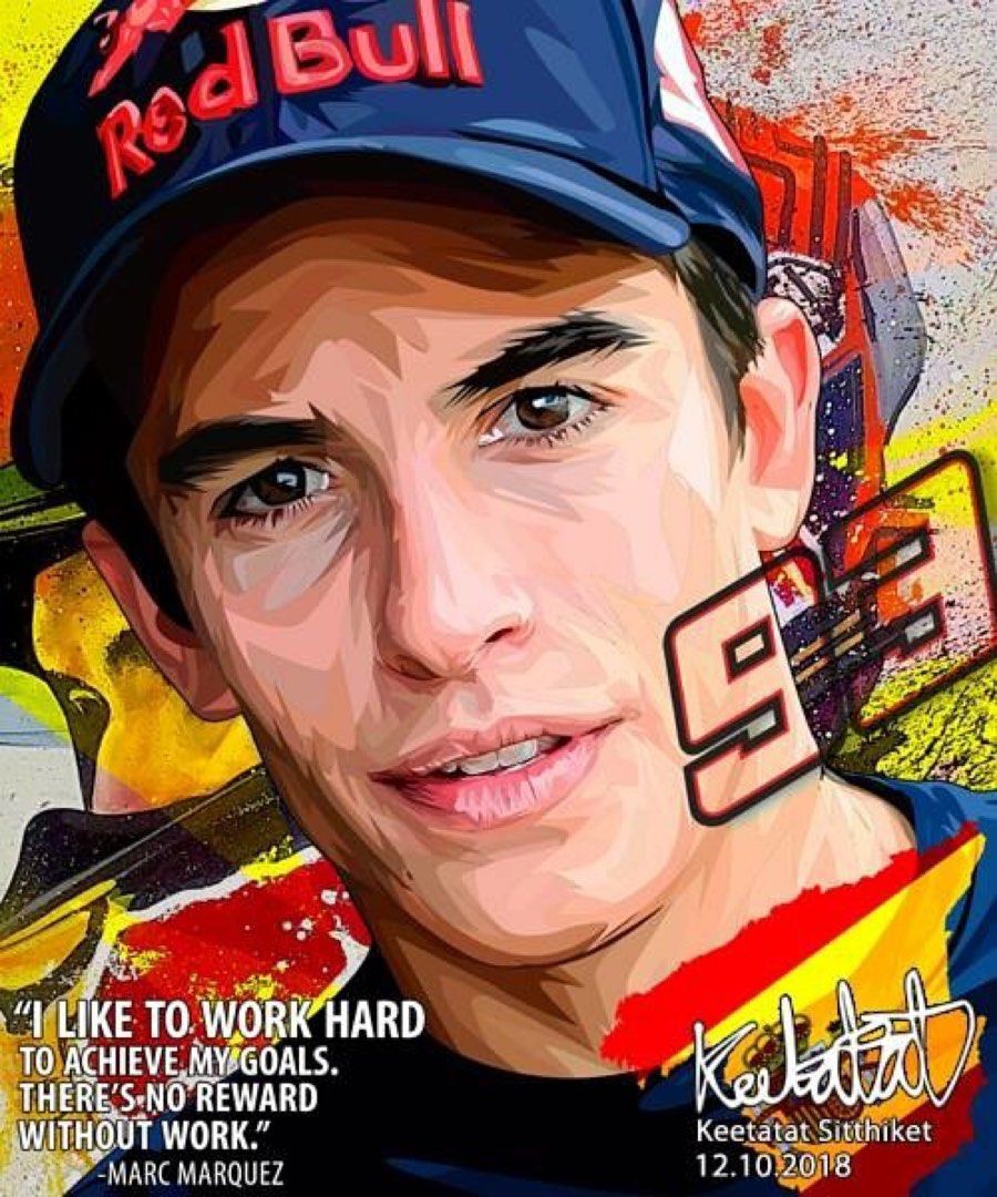 MARC MARQUEZ PopArt 掛畫