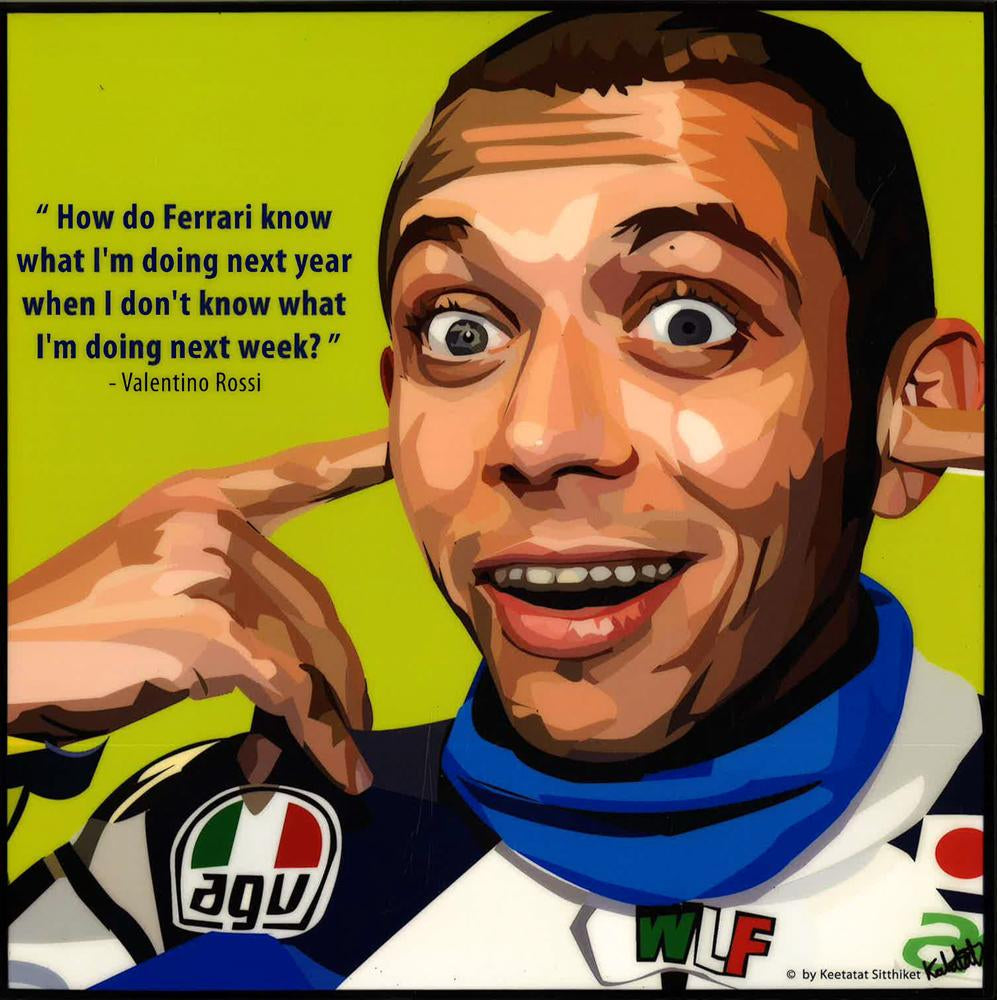 VALENTINO ROSSI VER 1 PopArt 掛畫