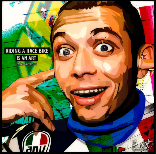 VALENTINO ROSSI VER 2 PopArt 掛畫
