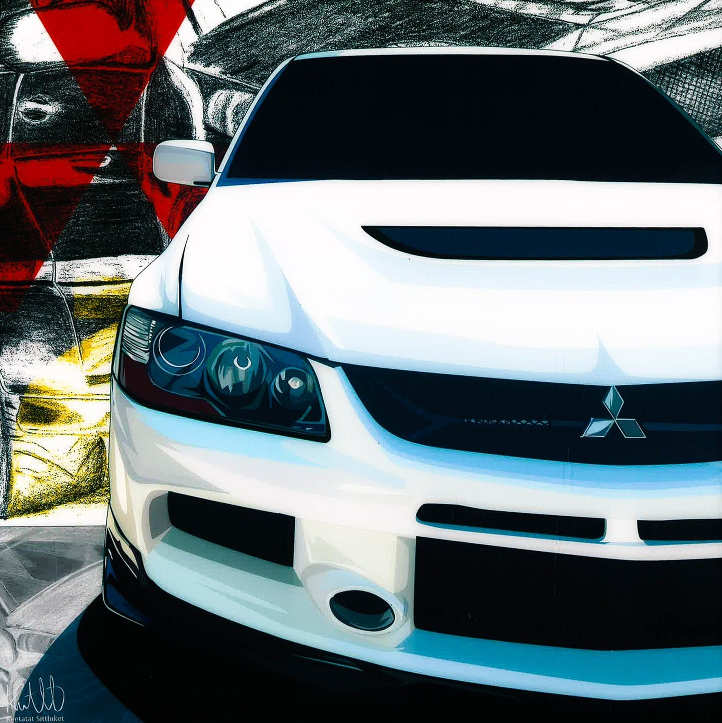 MITSUBISHI PopArt 掛畫