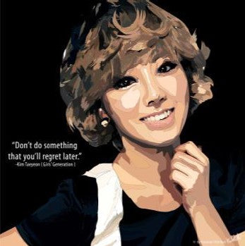 KIM TAEYEON VER 1 PopArt 掛畫