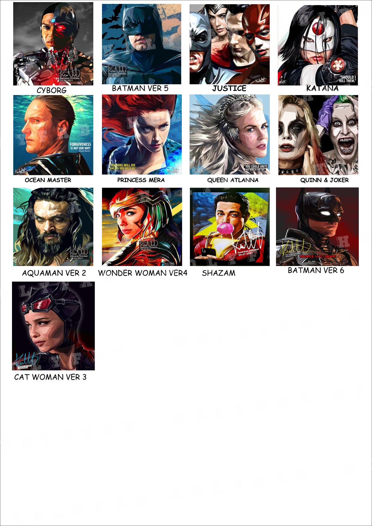 電影-劇集-Marvel-Dc Comics-StarWars -CATALOG
