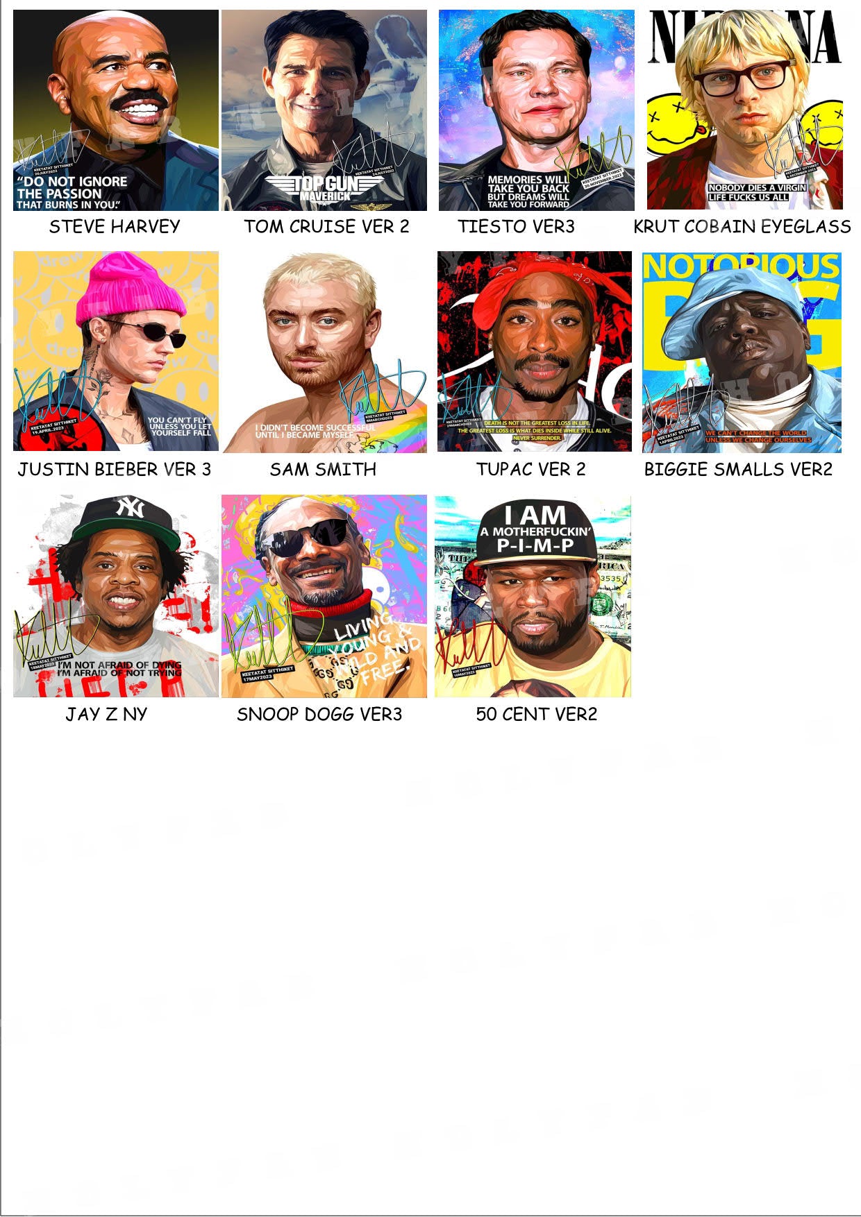 人物男明星 CATALOG