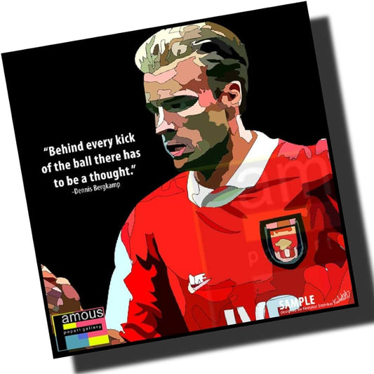 DENNIS BERGKAMP PopArt 掛畫