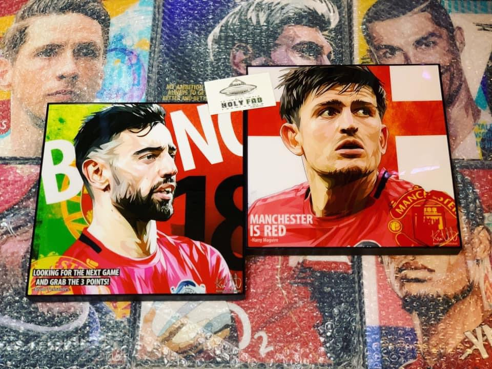 BRUNO FERNANDES VER 1 PopArt 掛畫