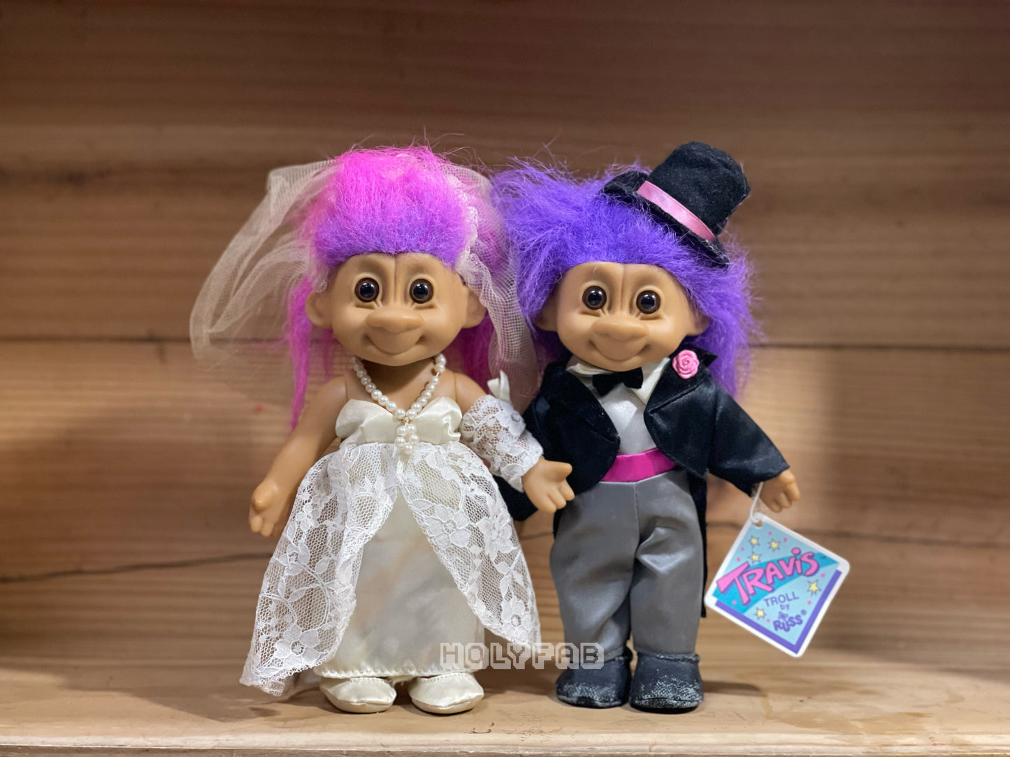 Troll Doll 幸運祖 結婚Set