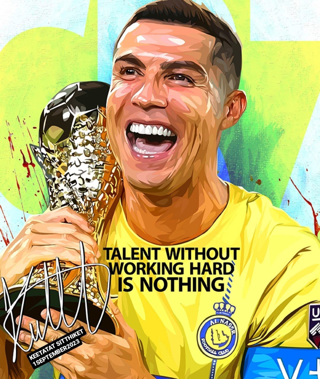 RONALDO TALENT POP ART 掛畫