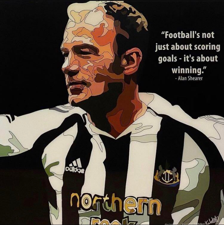 Alan Shearer Popart 掛畫