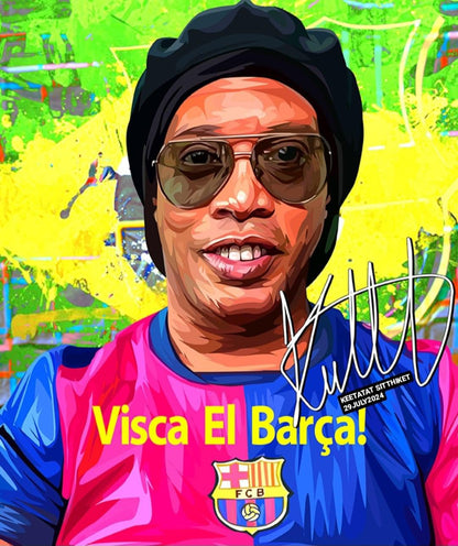 RONALDINHO VER 2 PopArt 掛畫