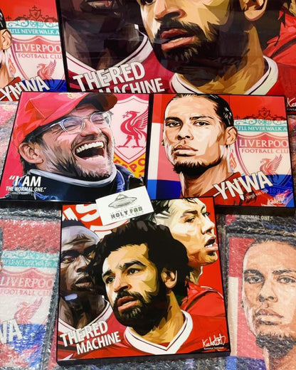 VIRGIL VAN DIJK PopArt 掛畫