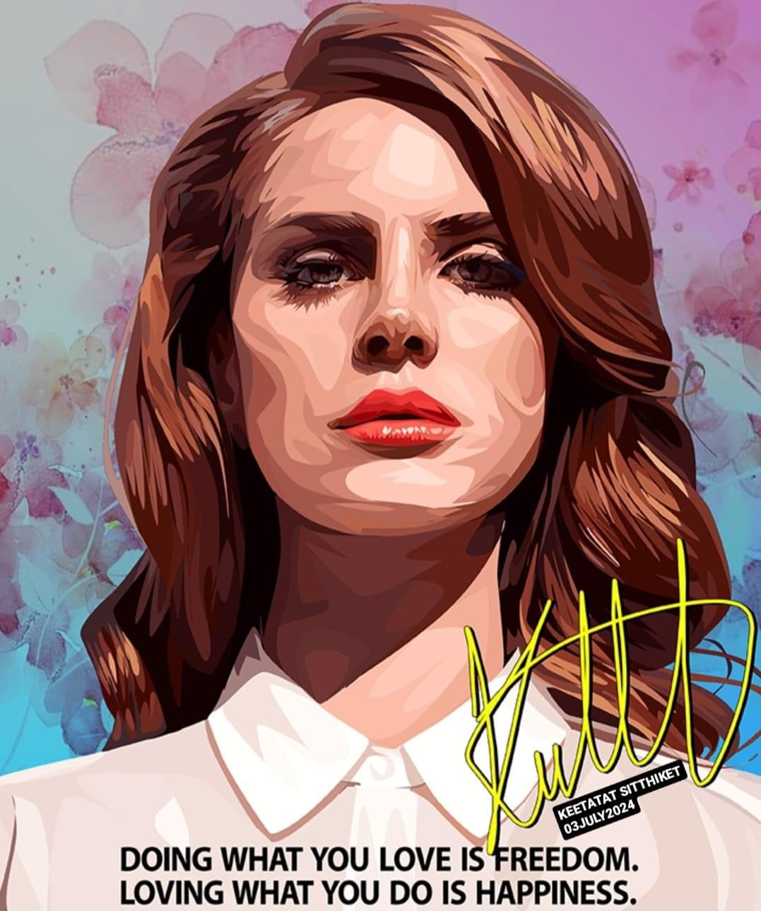 LANA DEL REY PopArt 掛畫