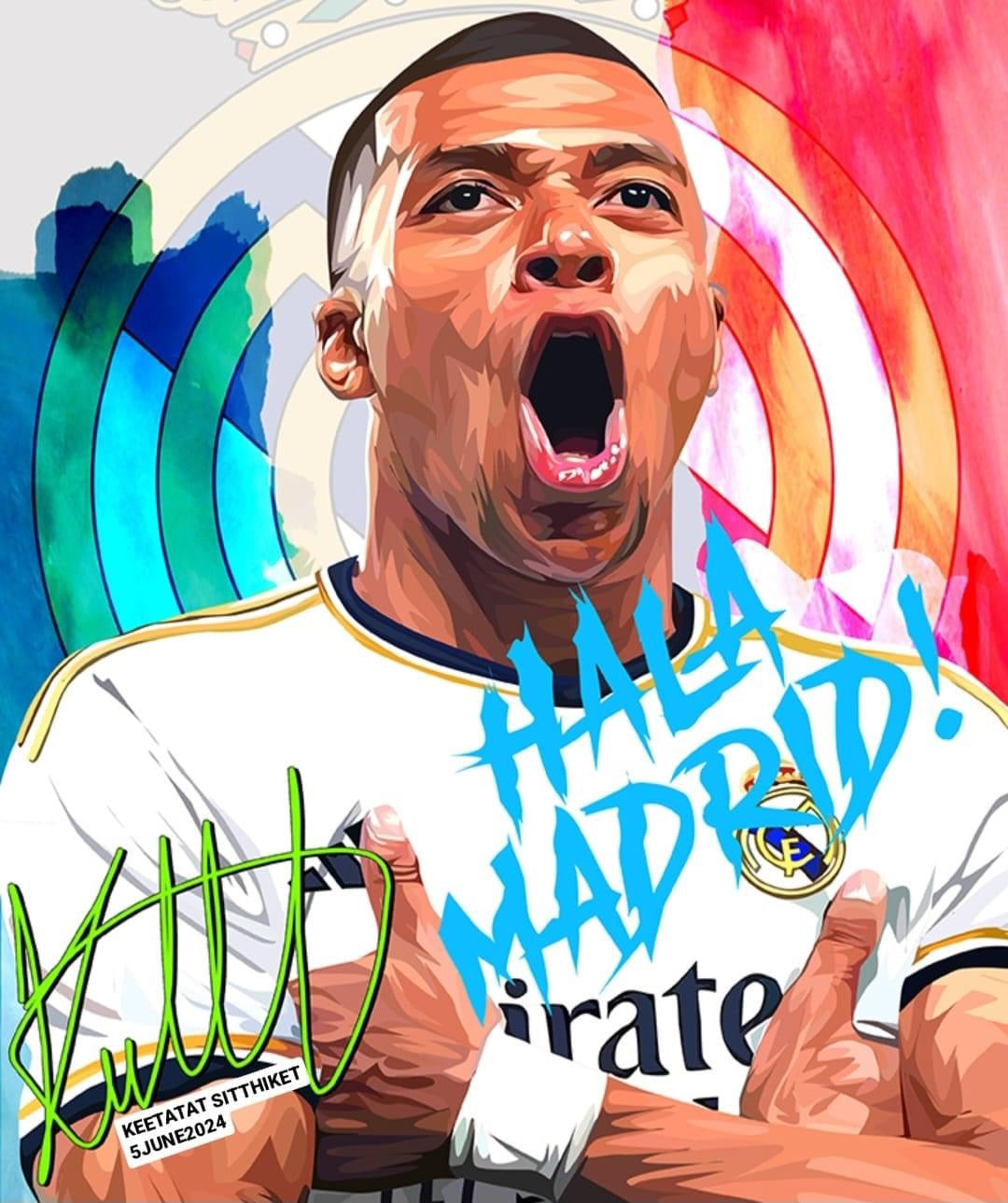 KYLIAN MBAPPE VER 4 PopArt 掛畫